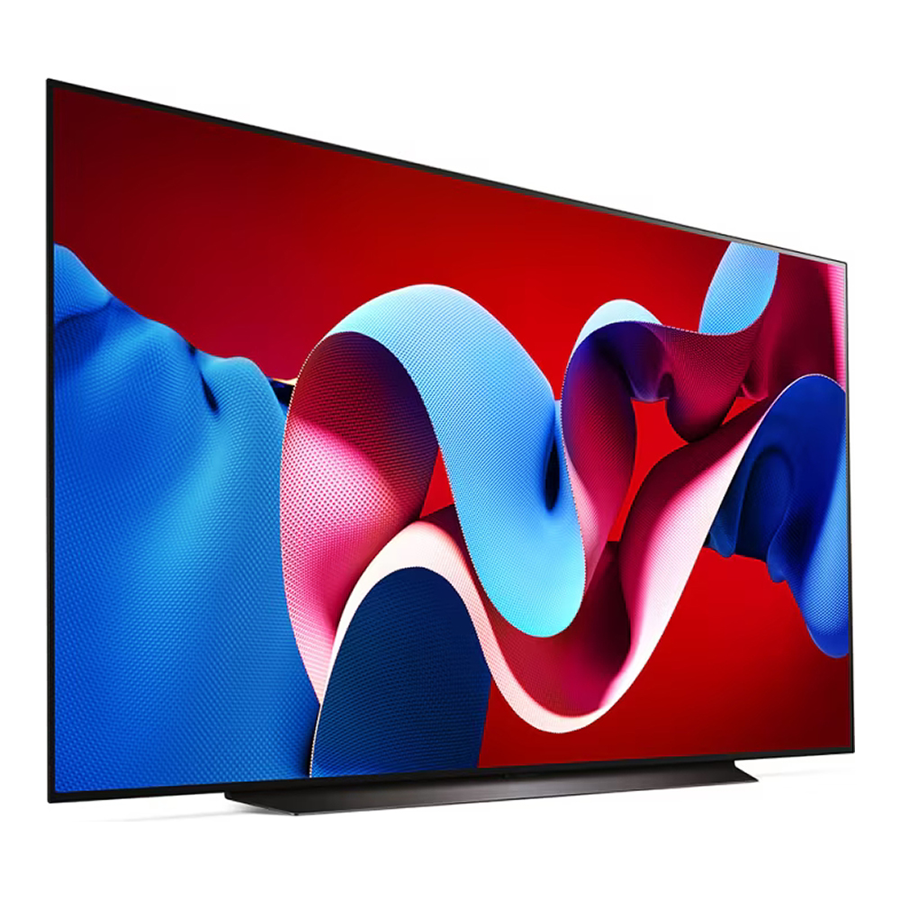 Téléviseur LG OLED48C46LA orienté vers la droite