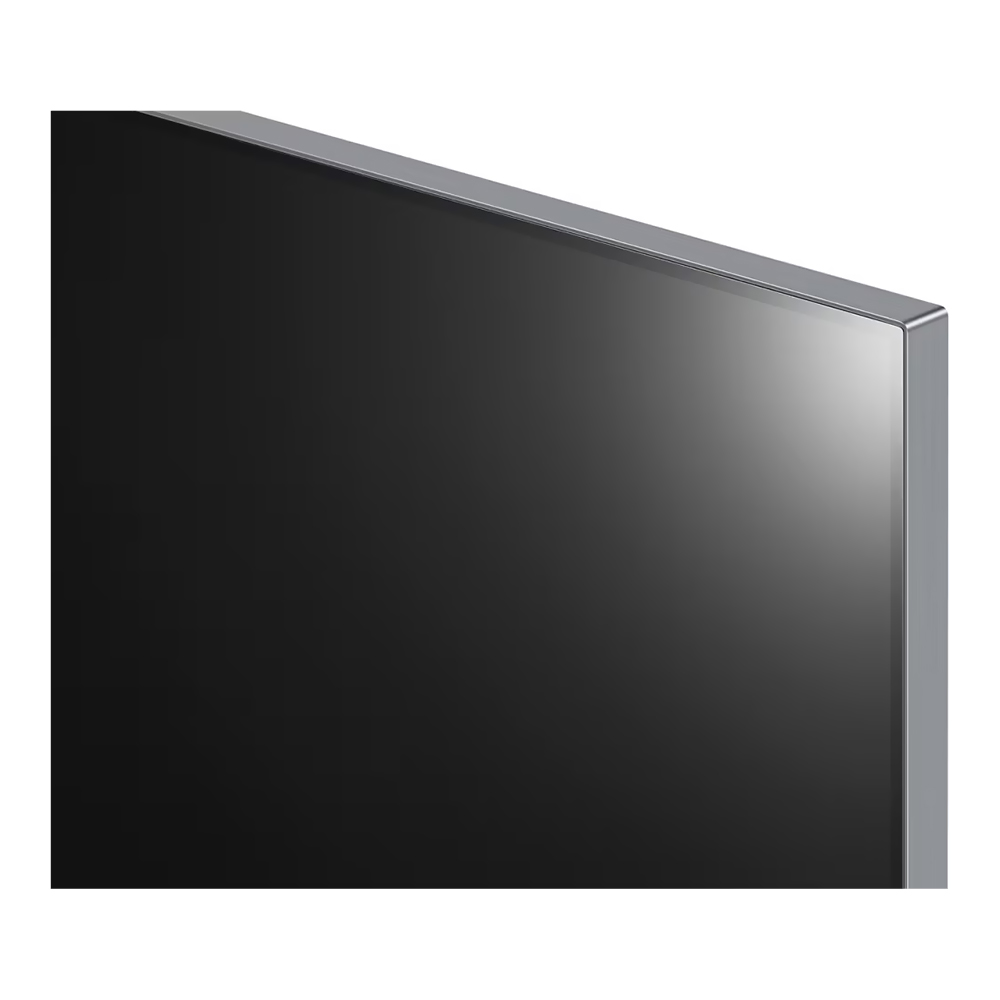 Téléviseur LG OLED77G45LW zoom sur le cardre ultra fin