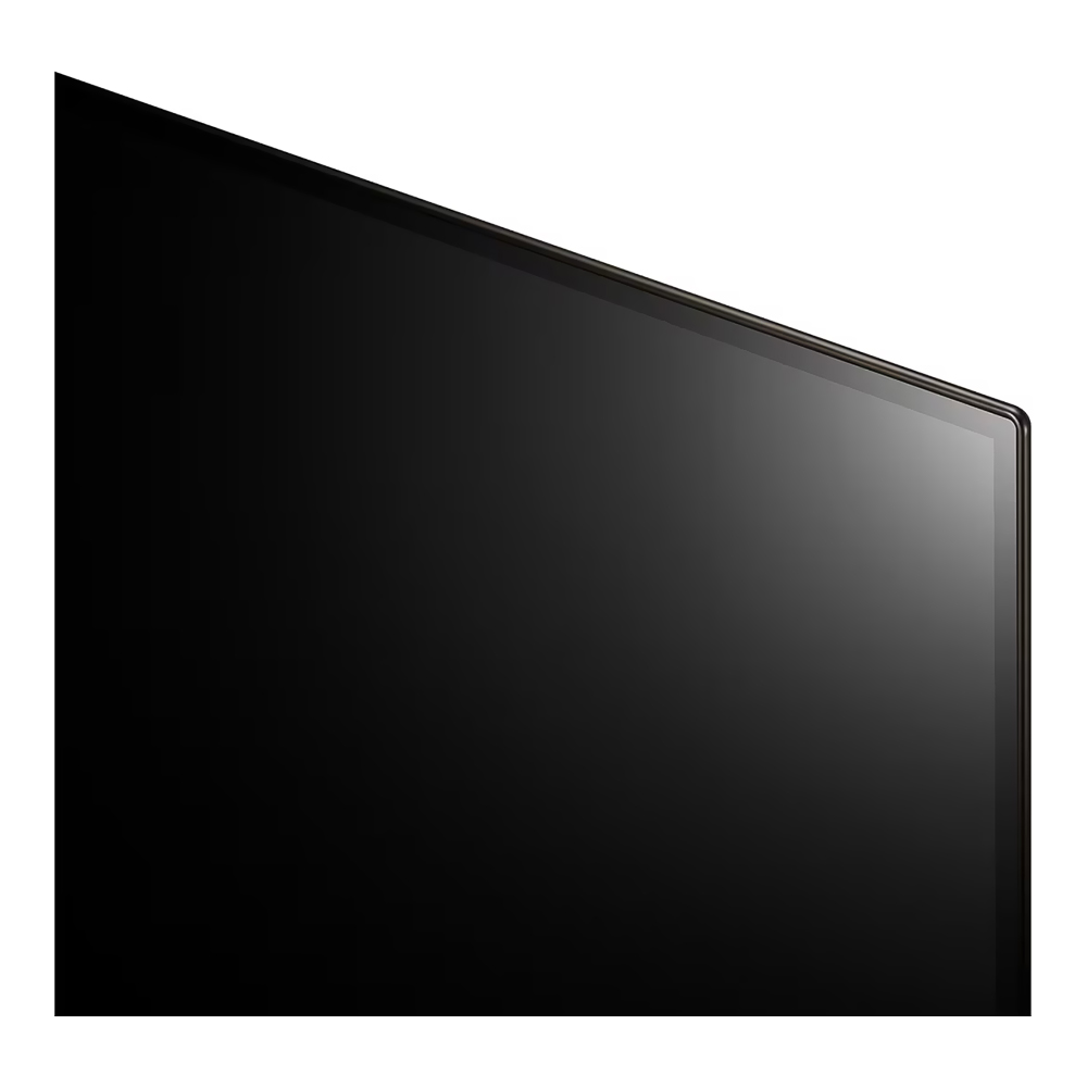 Téléviseur LG OLED83C46LA zoom sur le cadre ultra fin