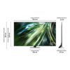 Téléviseur Samsung QE65QN93D dimensions
