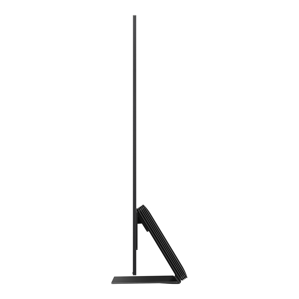 Téléviseur Samsung QE65S95D vue de coté
