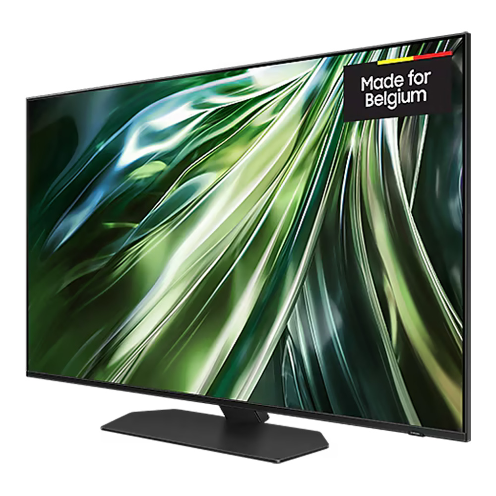 Téléviseur Samsung QE98QN90D vue orientée vers la gauche