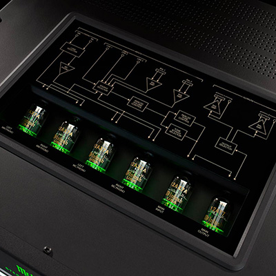Tubes 12AT7 et 12AX7A du McIntosh C22 Mk V