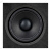 Zoom sur le radiateur passif de 170 mm du caisson de basses Ruark Audio RS1