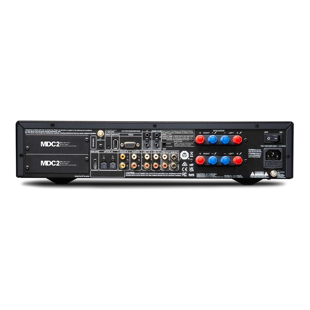 Amplificateur intégré NAD C 379 face arrière