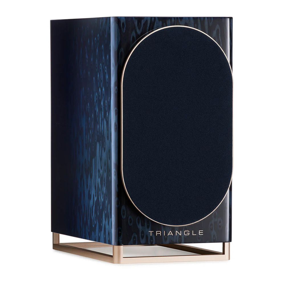 Enceinte Triangle Capella finition bleu astral avec grille