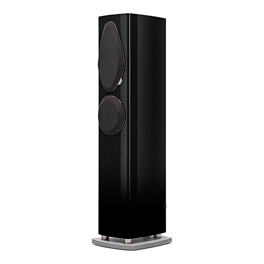 Enceinte colonne Sonus faber Sonetto III G2 noir laqué avec grille