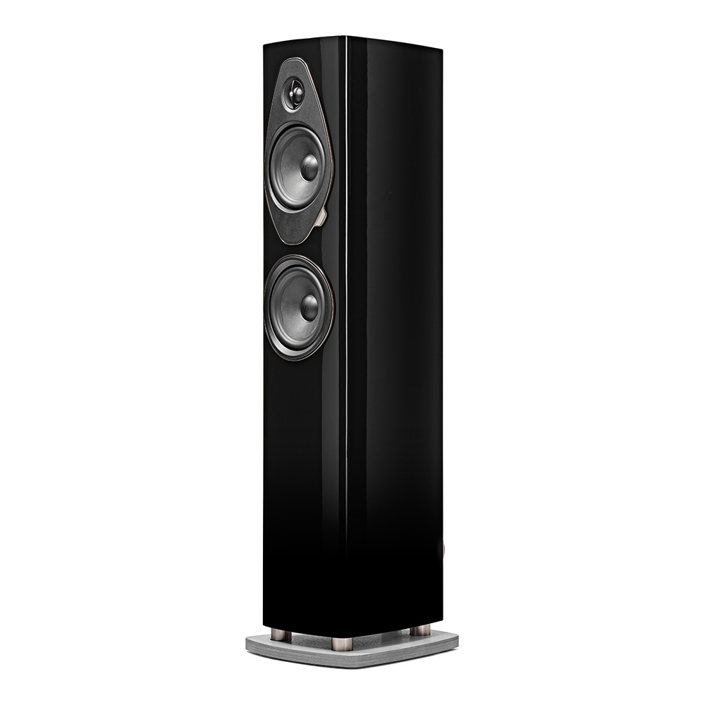 Enceinte colonne Sonus faber Sonetto III G2 noir laqué