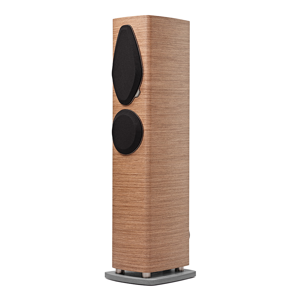 Enceinte colonne Sonus faber Sonetto III G2 noyer avec grille