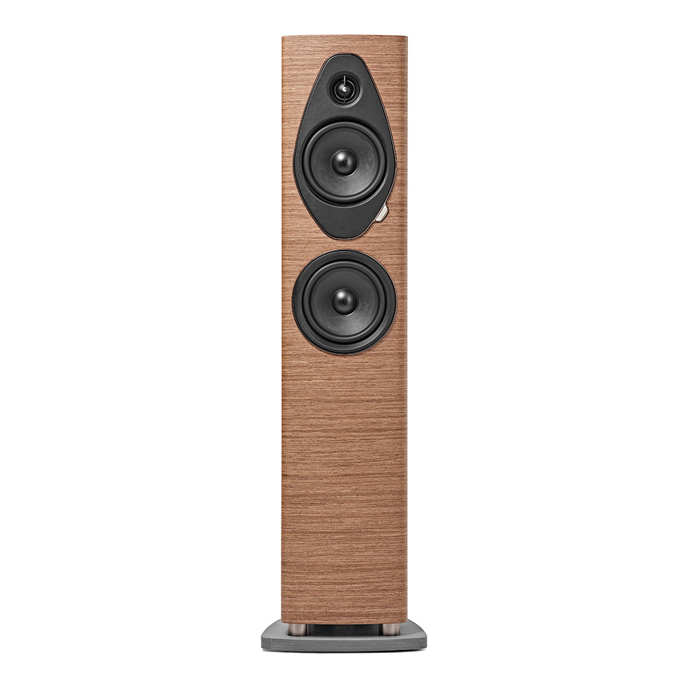 Enceinte colonne Sonus faber Sonetto III G2 noyer face avant