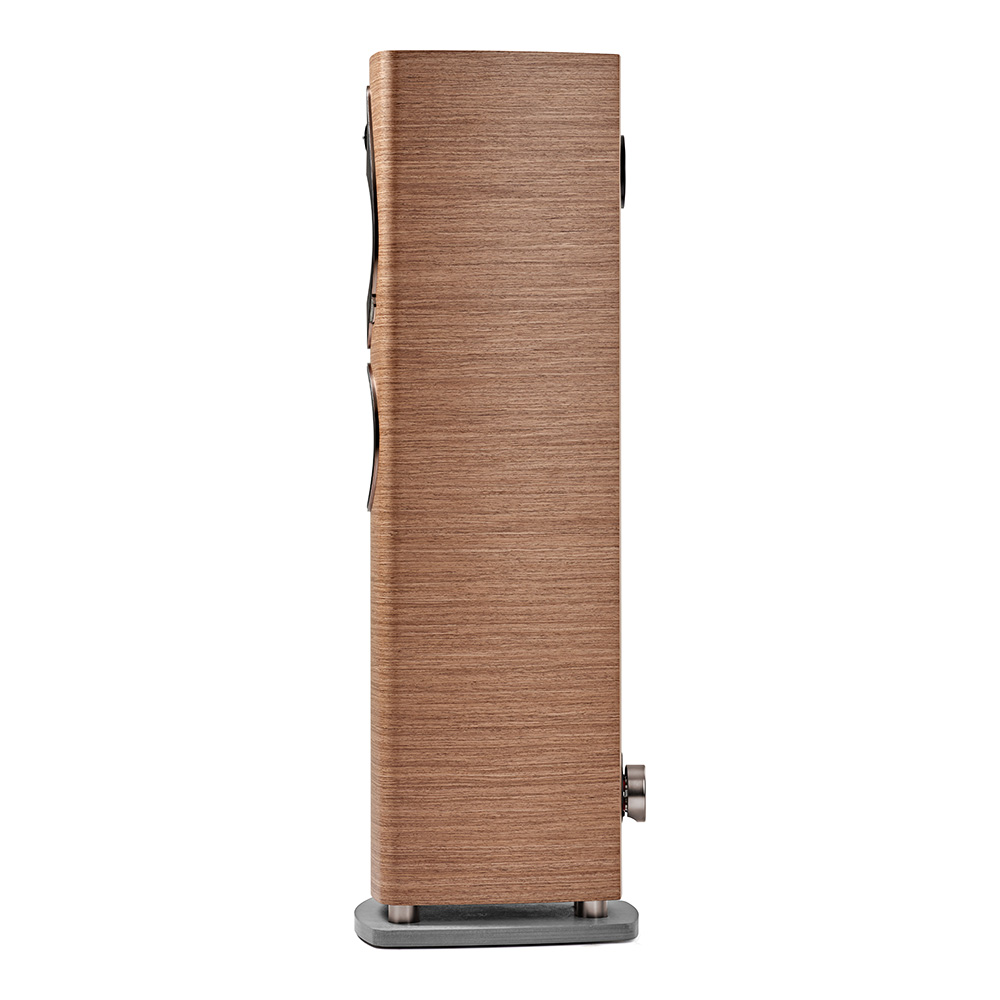 Enceinte colonne Sonus faber Sonetto III G2 noyer vue de coté