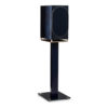 Enceintes Triangle Capella finition bleu astral sur pied avec grille
