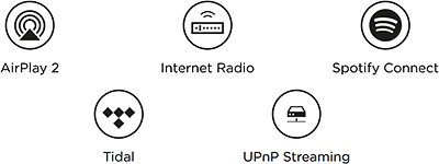 Fonctionnalités de streaming de la Naim Mu so Qb 2ème génération