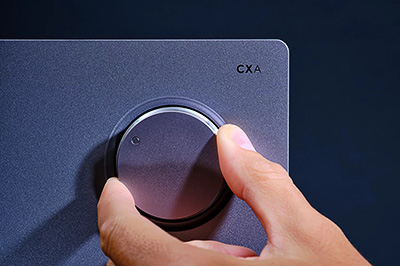 Molette de volume du Cambridge Audio CXA81 Mk II