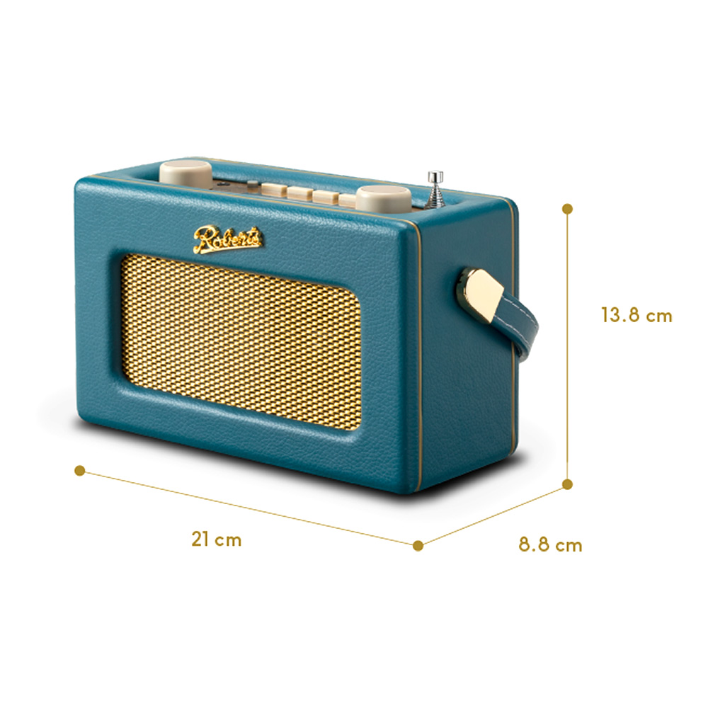 Roberts Revival UNO BT bleu sarcelle dimensions