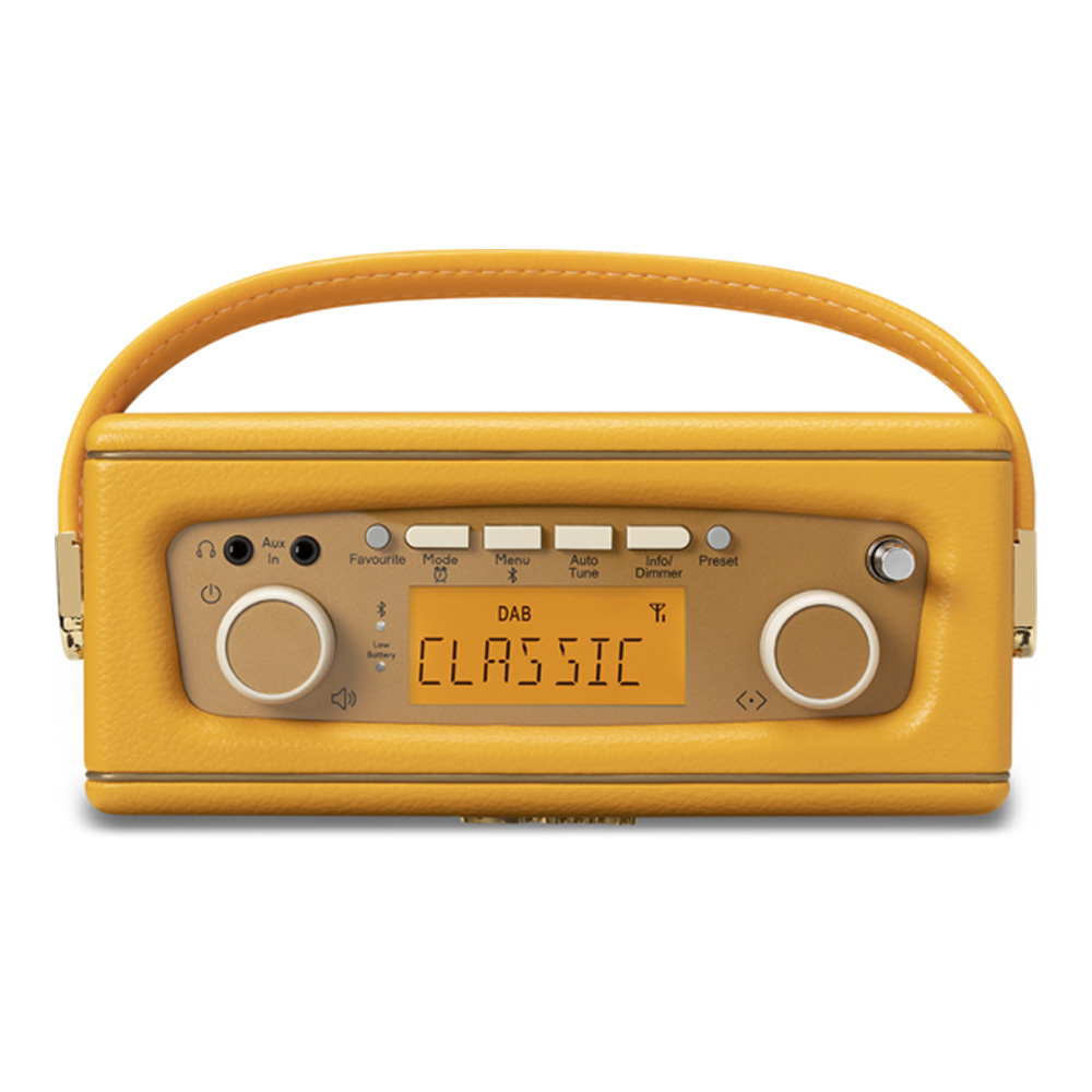 Roberts Revival UNO BT jaune soleil vue du dessus