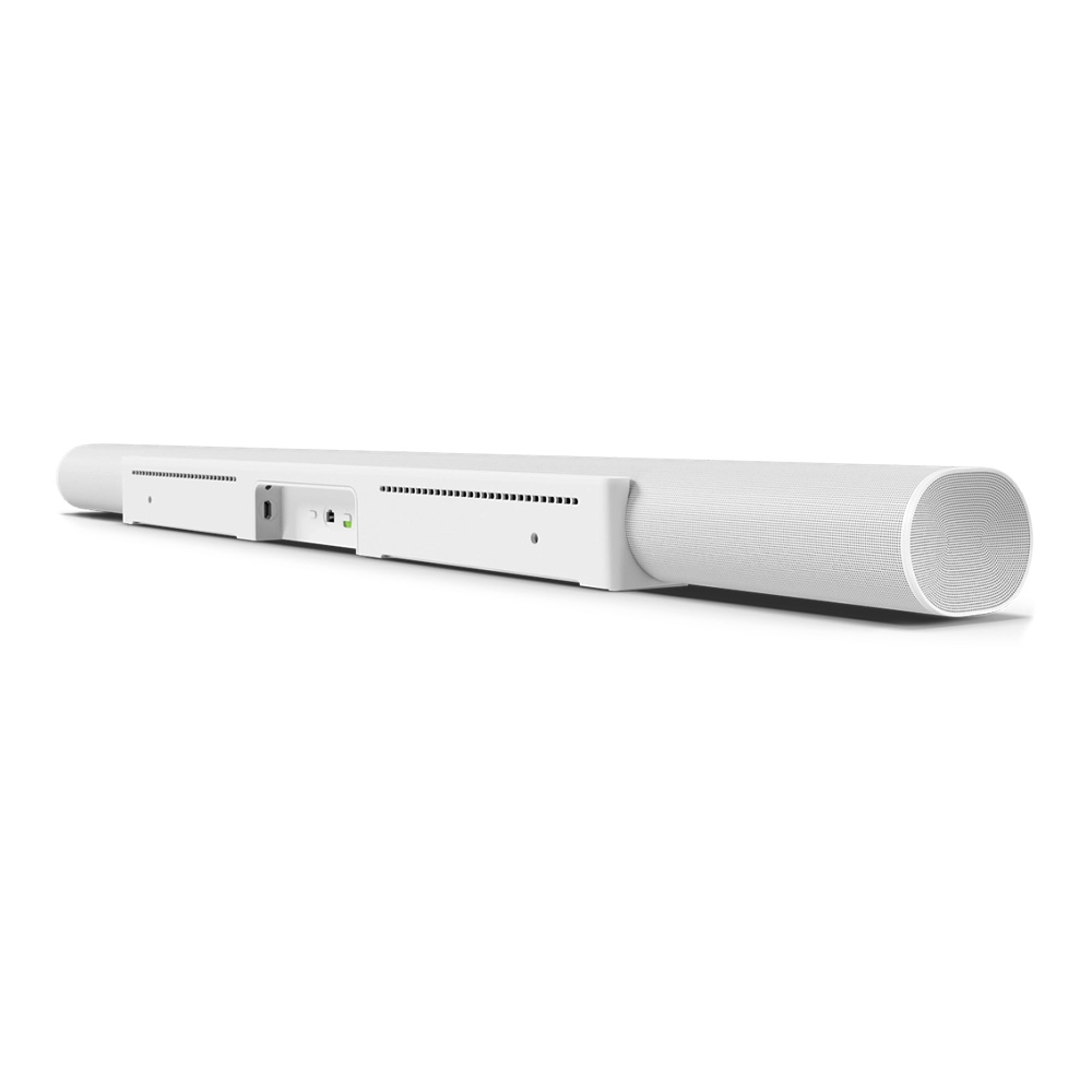 Barre de son Sonos Arc Ultra blanche vue arrière oblique 1