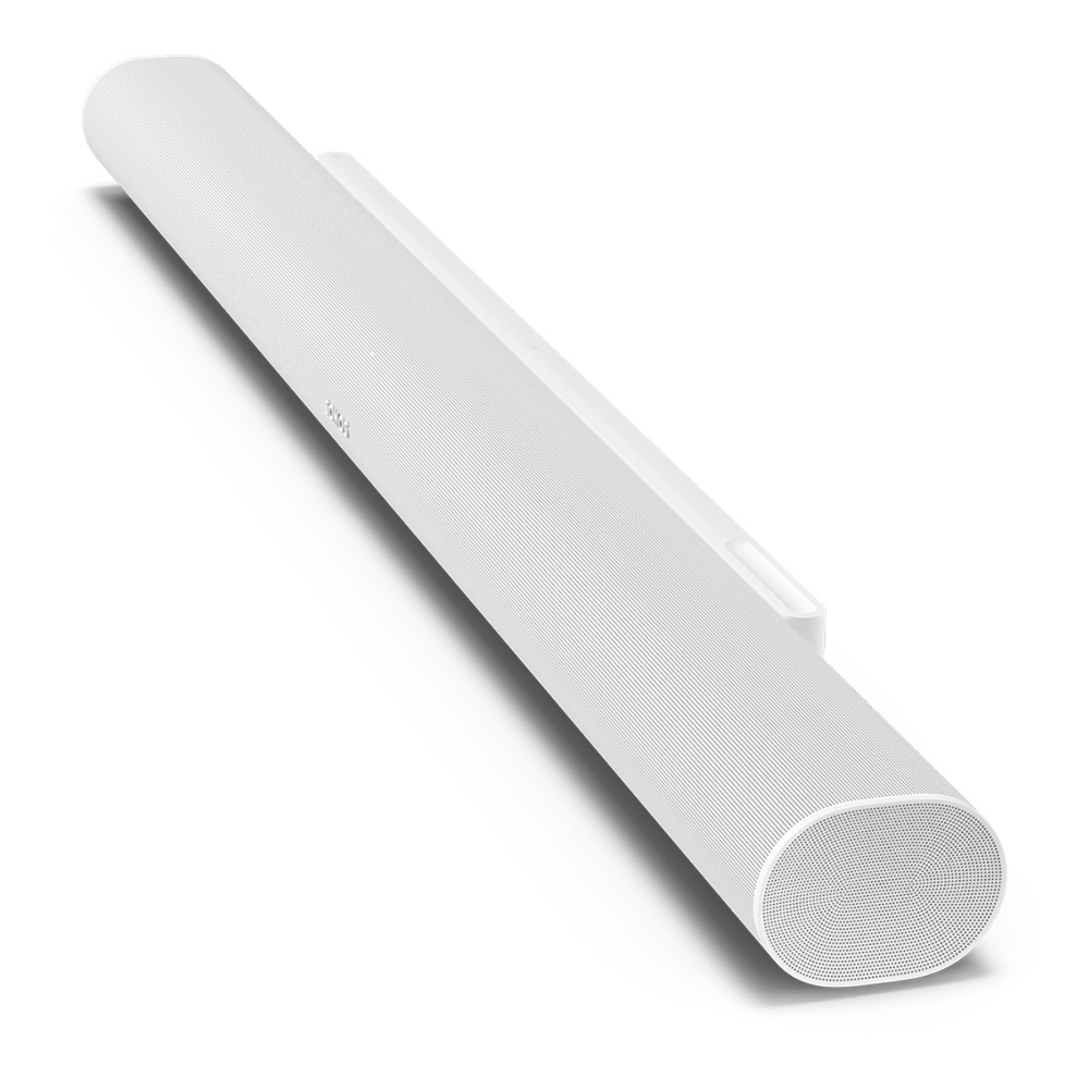 Barre de son Sonos Arc Ultra blanche vue orientée droite 1