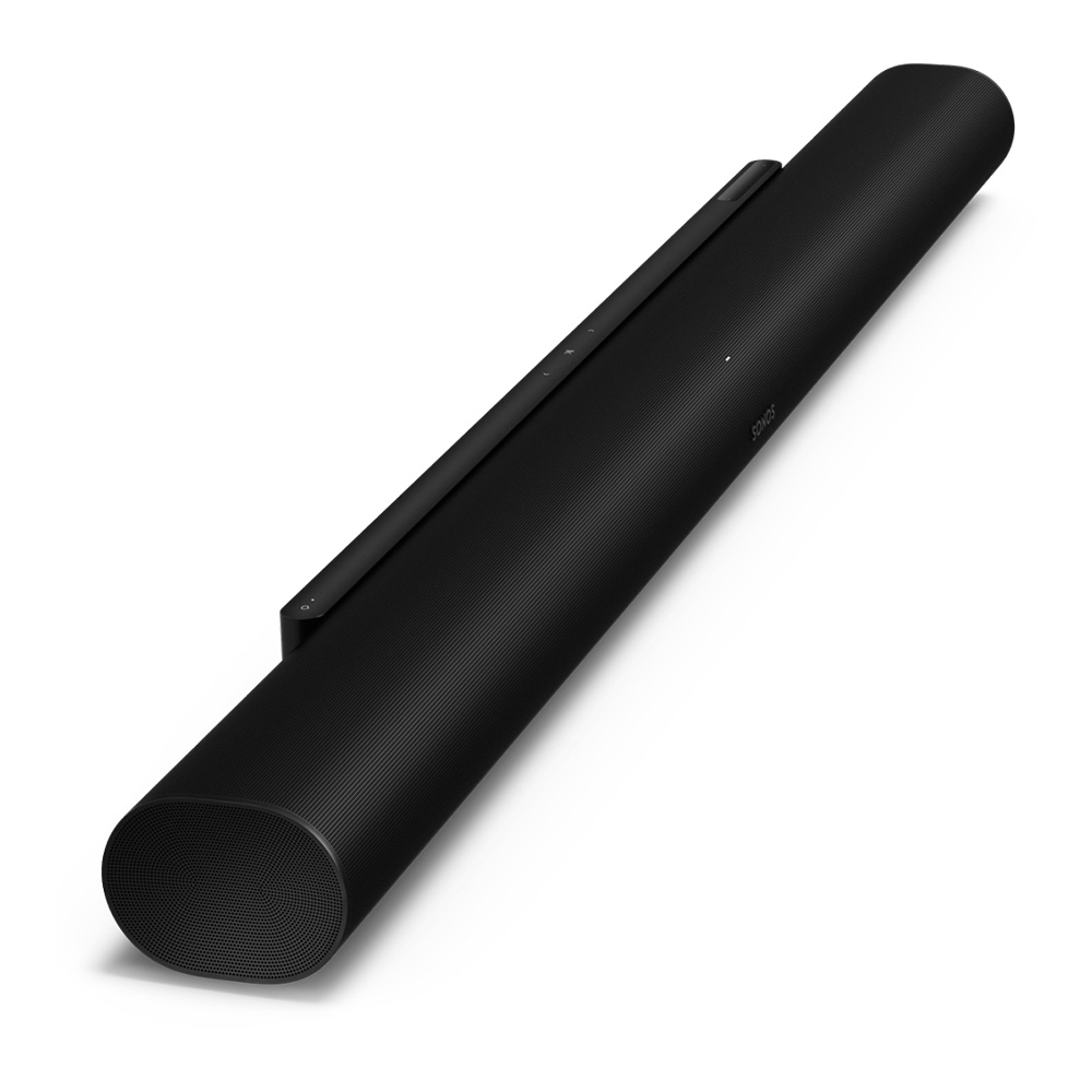 Barre de son Sonos Arc Ultra noire vue orientée gauche 1