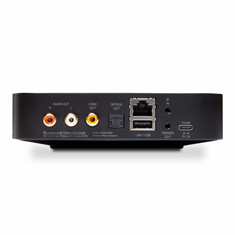 Bluesound NODE NANO face arrière