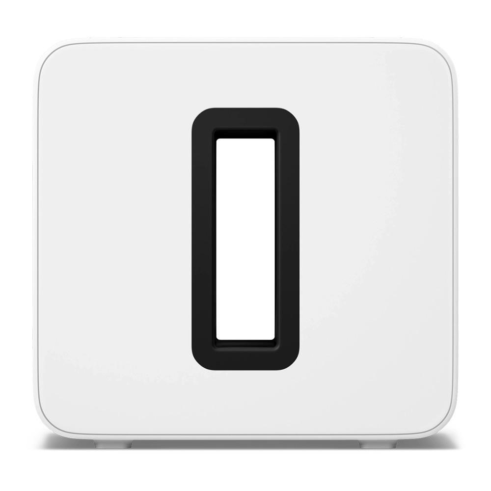 Caisson de basses sans fil Sonos Sub 4 blanc face arrière