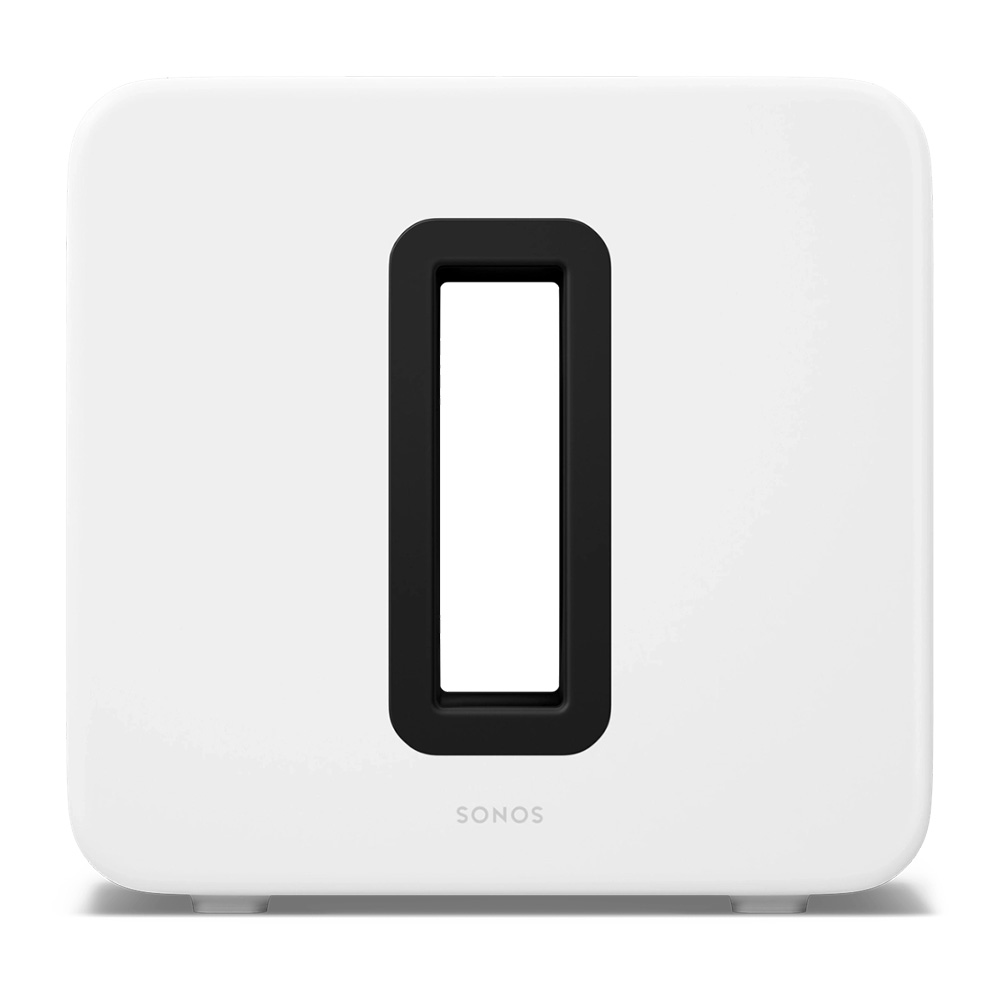 Caisson de basses sans fil Sonos Sub 4 blanc face avant