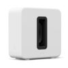 Caisson de basses sans fil Sonos Sub 4 blanc vue oblique