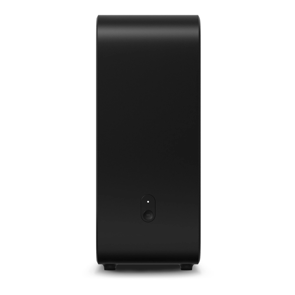 Caisson de basses sans fil Sonos Sub 4 noir coté gauche