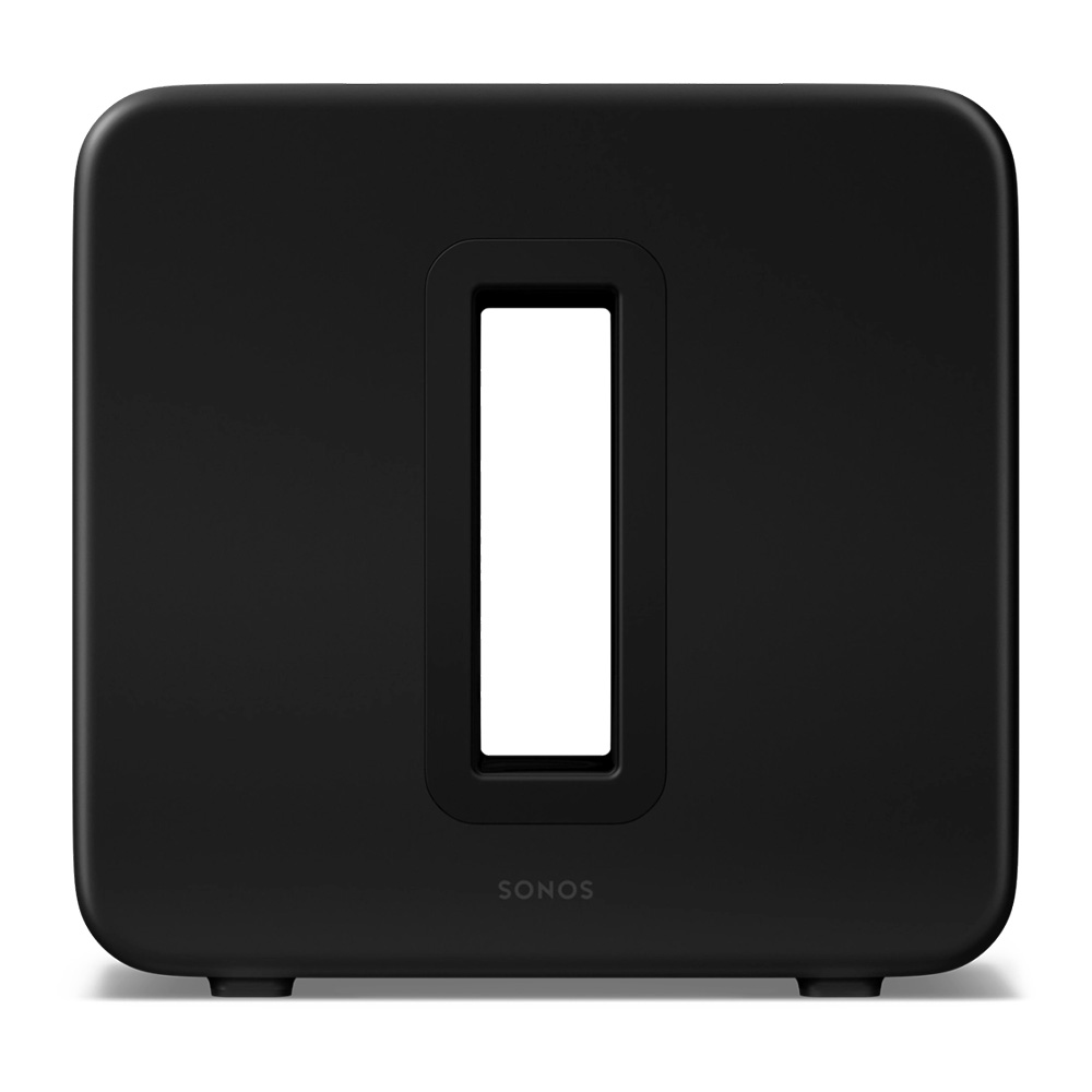 Caisson de basses sans fil Sonos Sub 4 noir face avant
