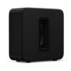 Caisson de basses sans fil Sonos Sub 4 noir vue oblique