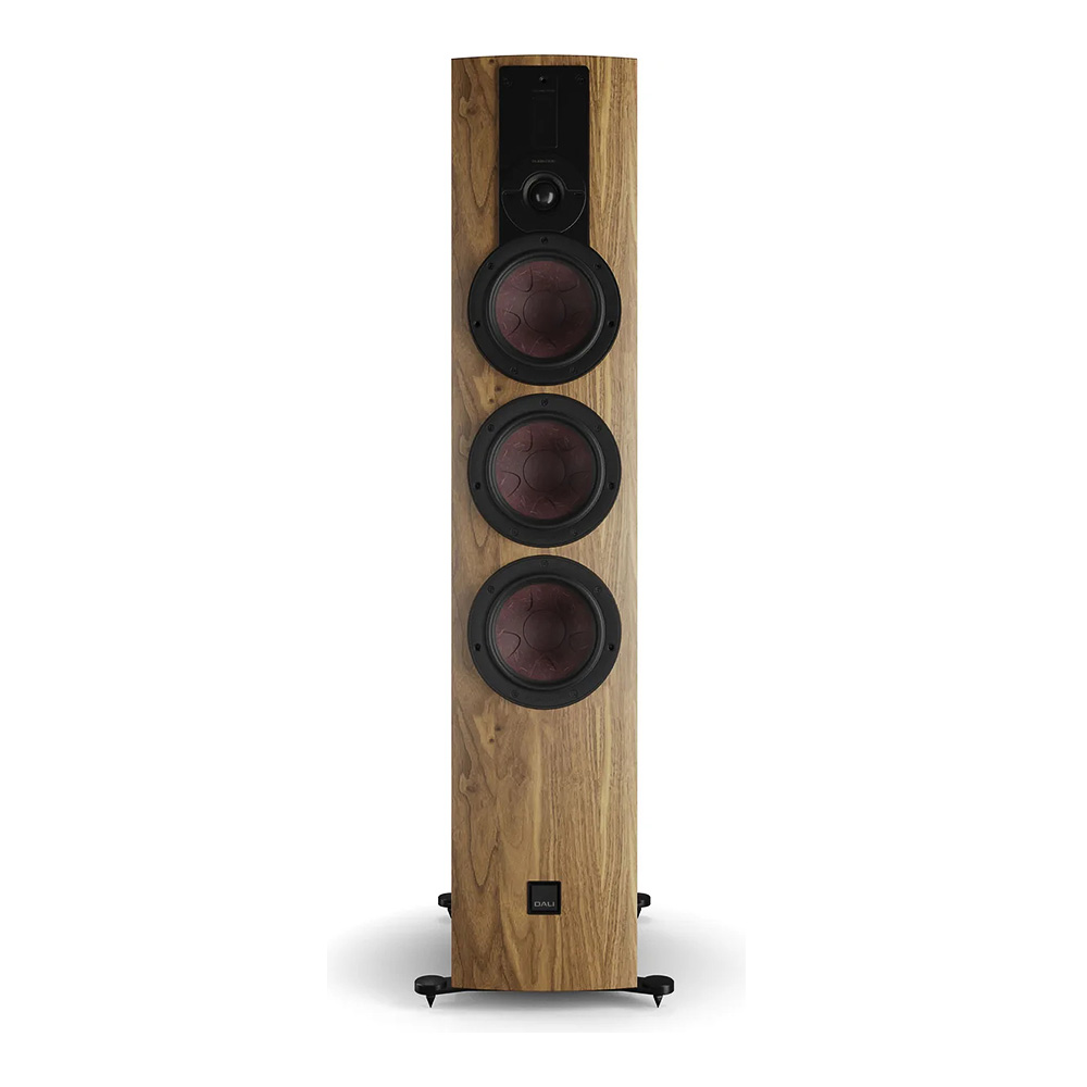Enceinte colonne Dali Rubikore 8 Noyer face avant
