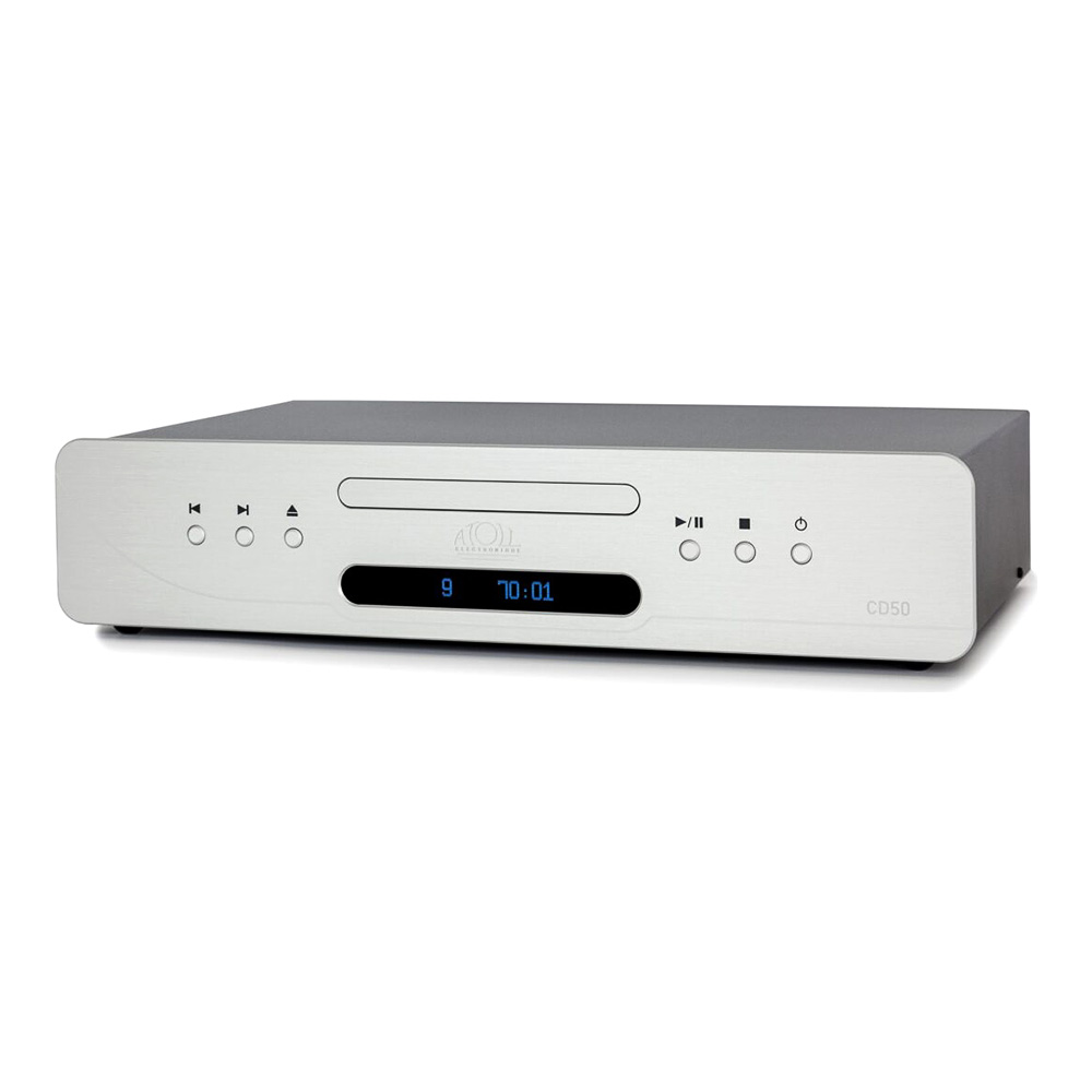 Lecteur CD Atoll CD50 Evolution finition aluminium brosse anodise silver