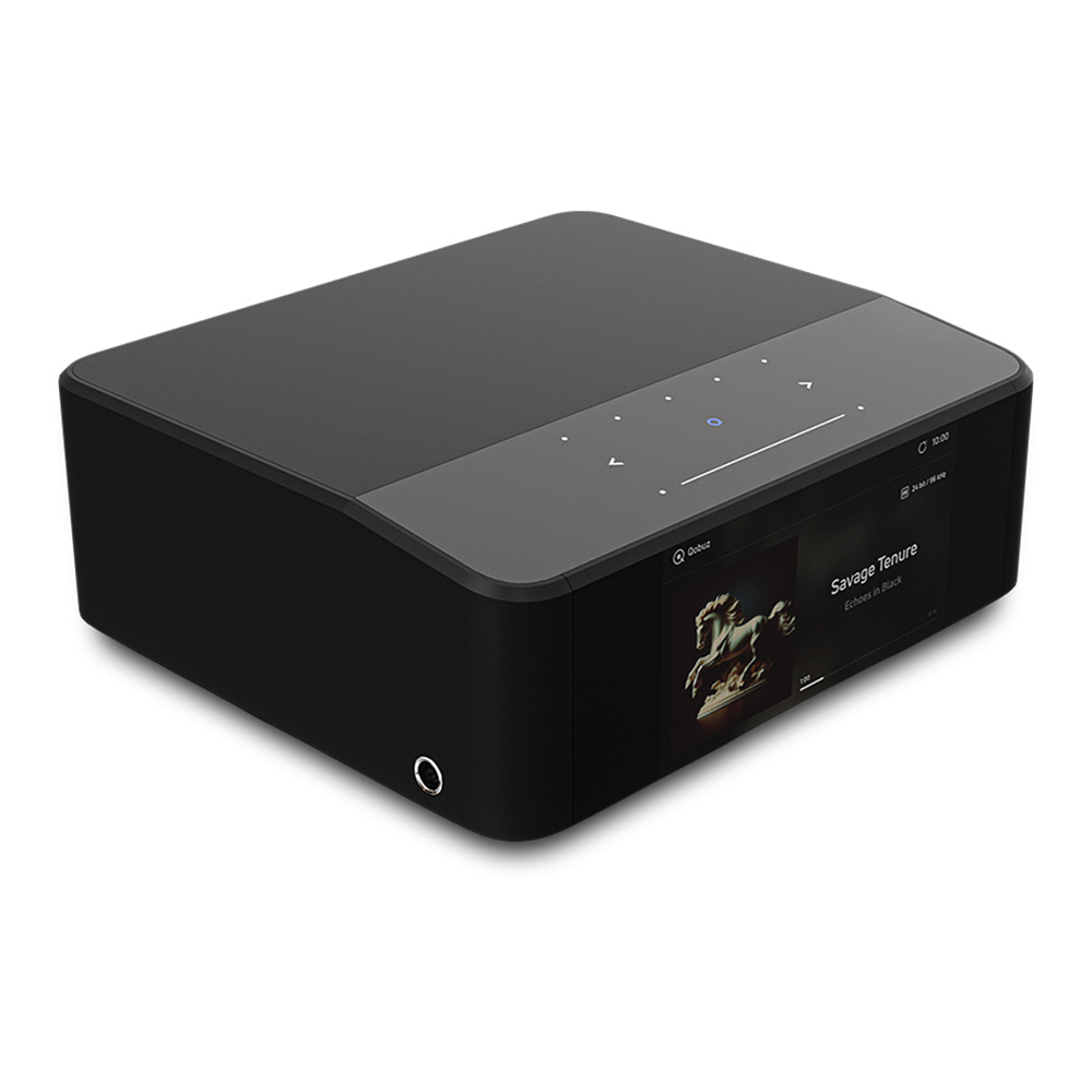 Lecteur réseau Bluesound NODE ICON vue oblique