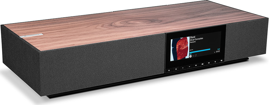 Affichage des pistes et commandes sur le Cambridge Audio Evo One