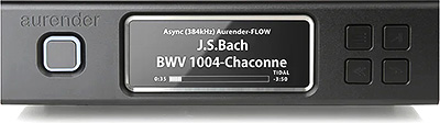 Châssis en aluminium et écran AMOLED de l'Aurender N150
