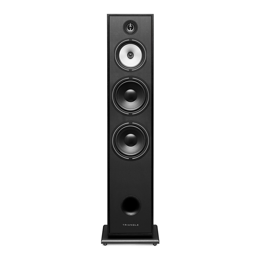 Enceinte colonne Borea BR10 noir face avant