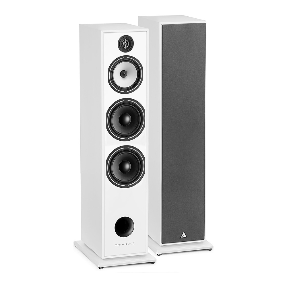 Enceintes colonnes Borea BR10 blanc paire