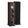 Enceintes colonnes Borea BR10 noyer paire