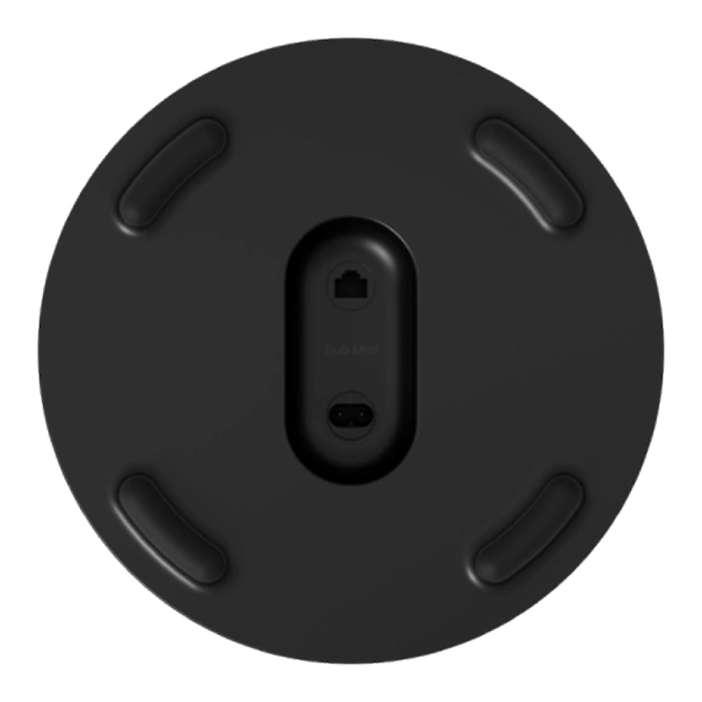 Sonos Sub Mini vue du dessous noir