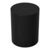 Sonos Sub Mini vue latérale inclinée noir