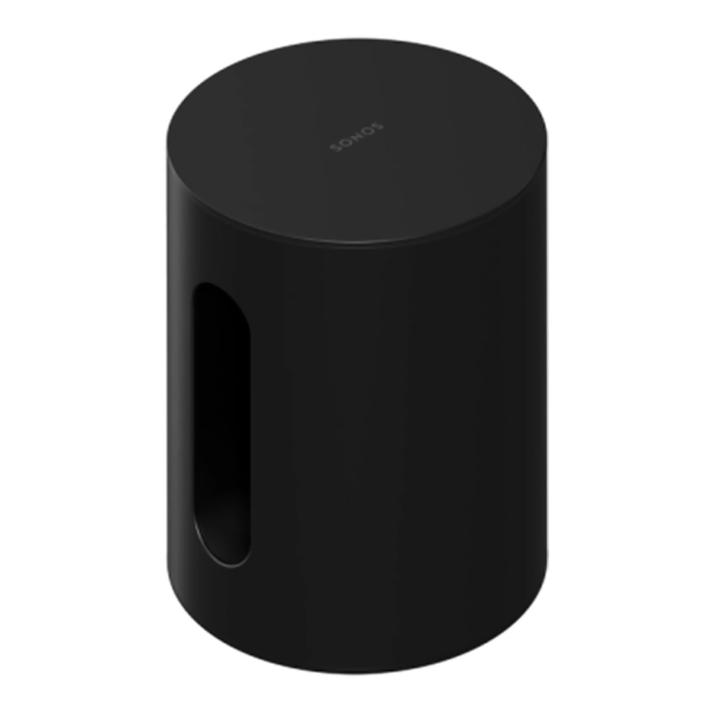 Sonos Sub Mini vue oblique noir