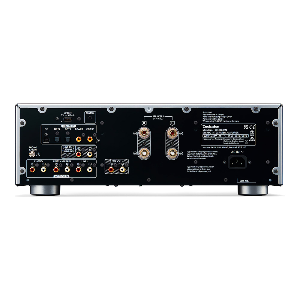 Technics SU G700M2E S face arrière