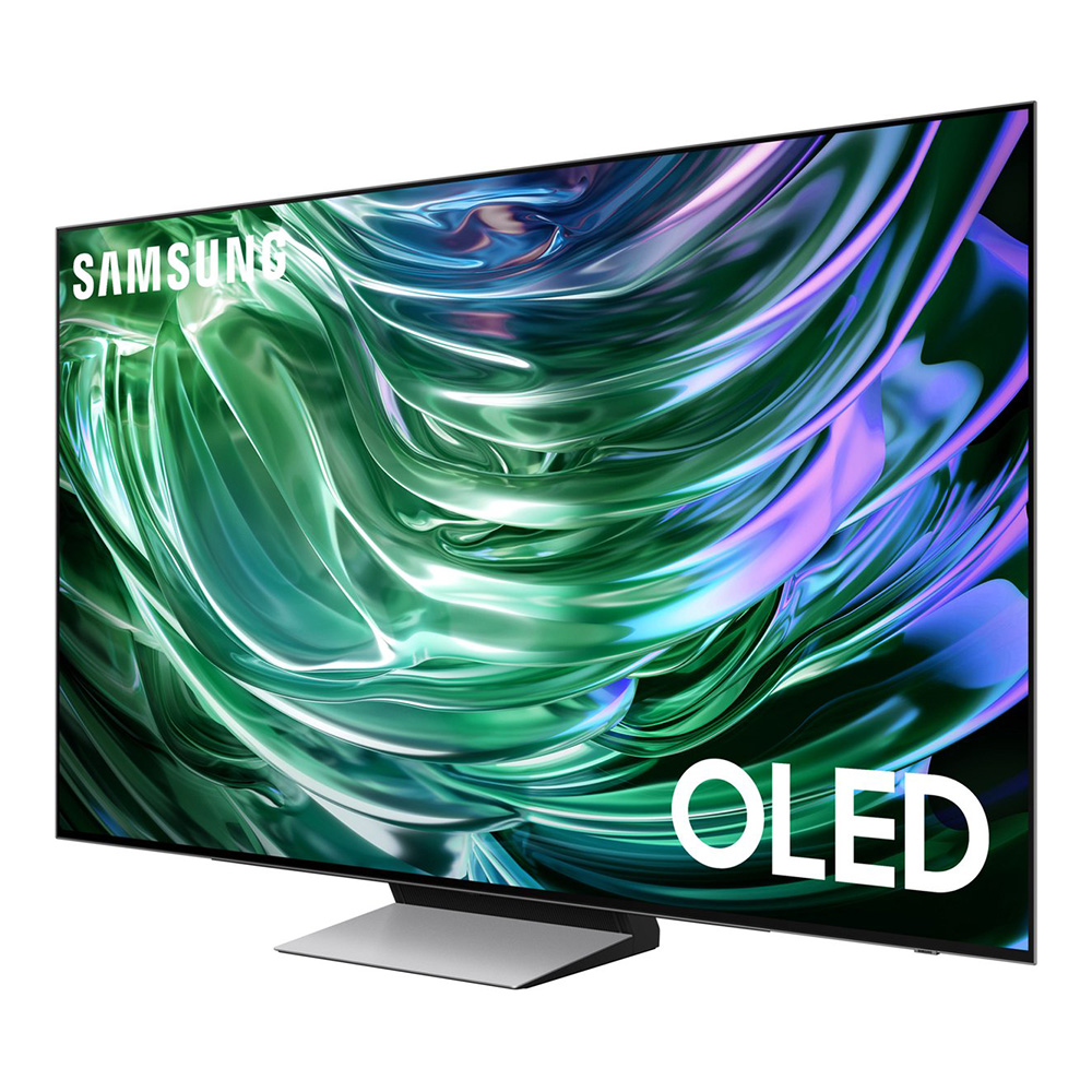 Téléviseur OLED Samsung QE65S93D vue oblique gauche