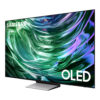 Téléviseur OLED Samsung QE83S93D vue oblique gauche