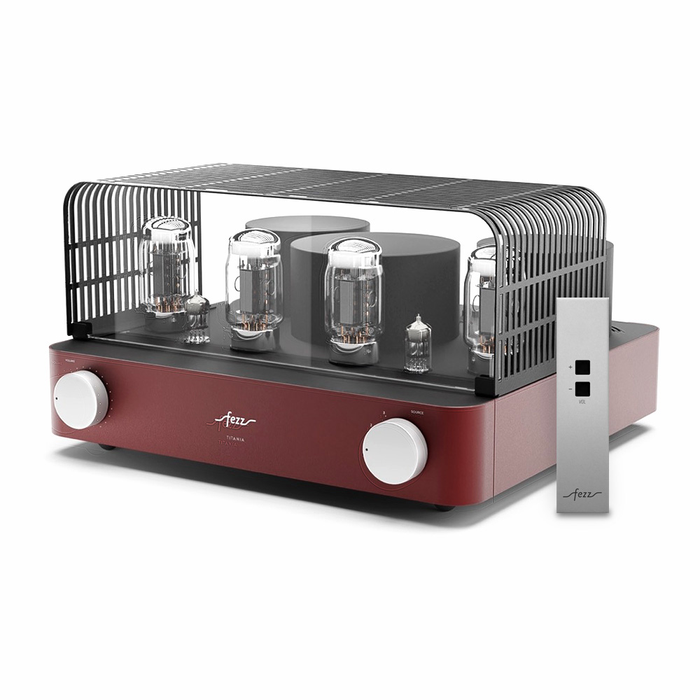 Amplificateur intégré à tubes Fezz Titania EVO EVO Big Calm avec grille et télécommande