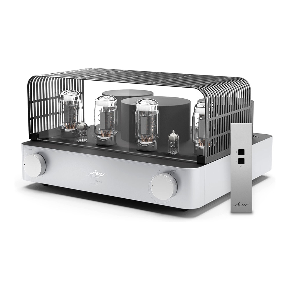 Amplificateur intégré à tubes Fezz Titania EVO EVO Moonlight avec grille et télécommande