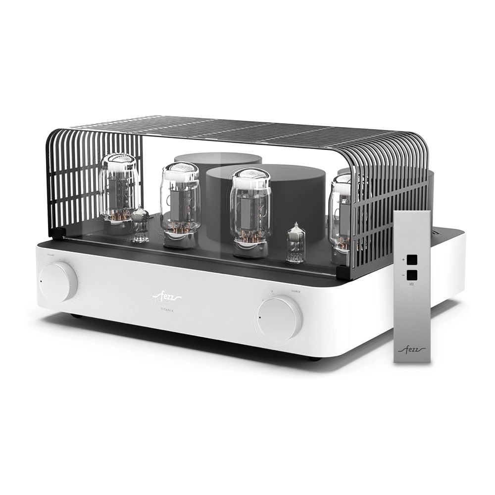 Amplificateur intégré à tubes Fezz Titania EVO EVO Republika avec grille et télécommande
