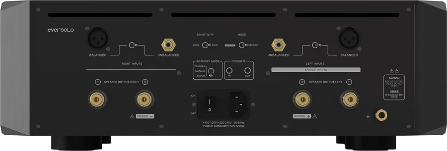 Conectique de l'EverSolo AMP F10