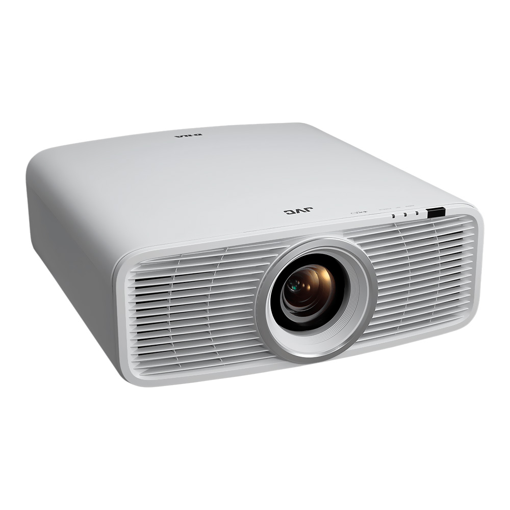 Vidéoprojecteur JVC DLA NZ500 blanc vue orientée vers la droite