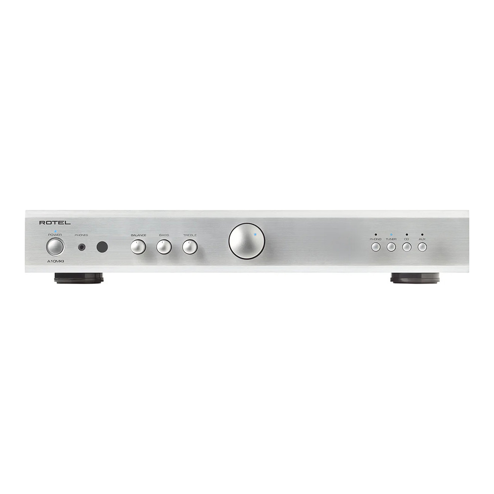 Amplificateur intégré Rotel A10 MKII silver face avant